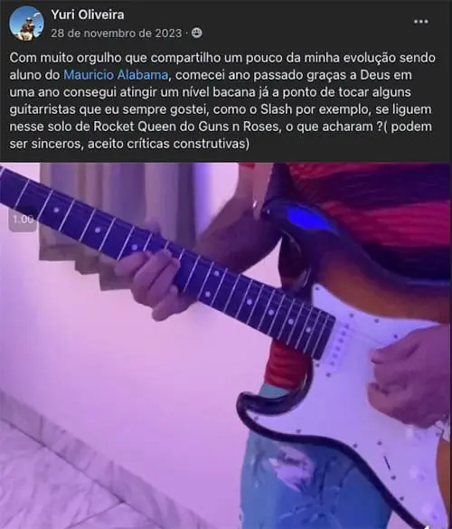 Print original de relato sobre os treinamentos de Alabama, 11